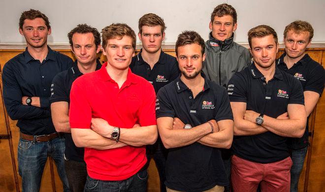 The eight British sailors competing in the 2015 Solitaire du Figaro - Eric Bompard Cachemire. - Solo Concarneau Trophée Guy Cotten © Artemis Offshore Academy